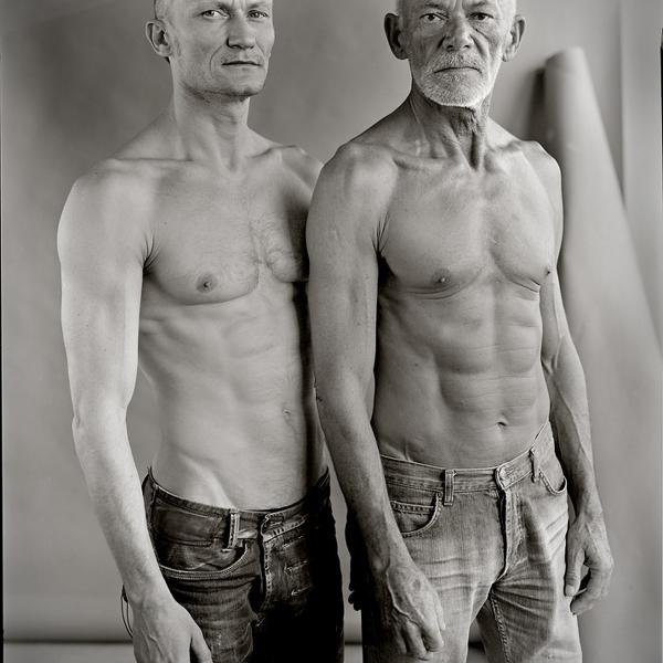 Father And Son by Piotr Biegaj