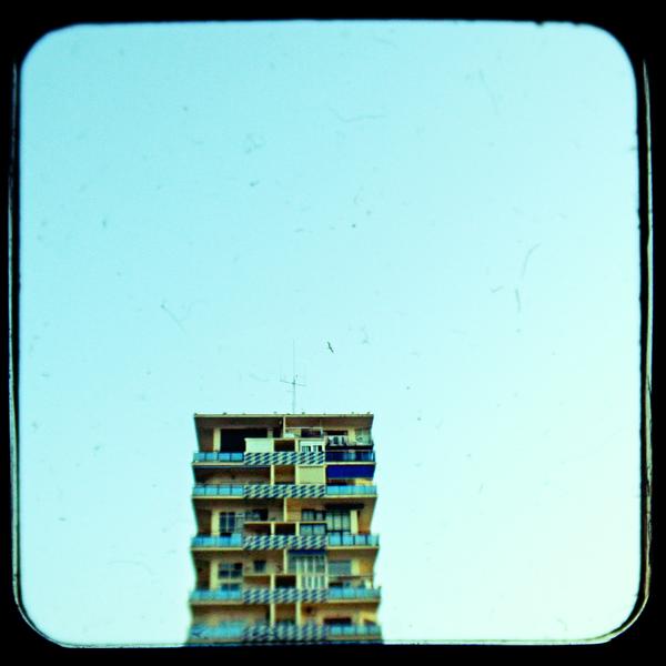 building#blue & yellow by Carlos Bell Ower