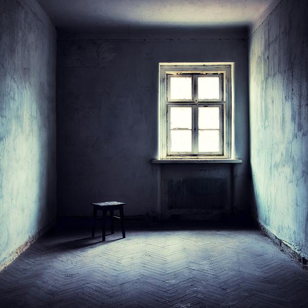 Window With Stool by Ralph Graef