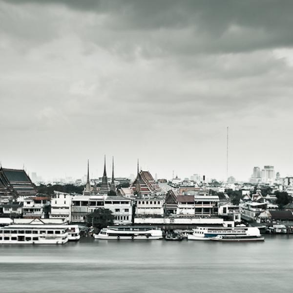 Bangkok : Chao Praya River by Olivier Borson