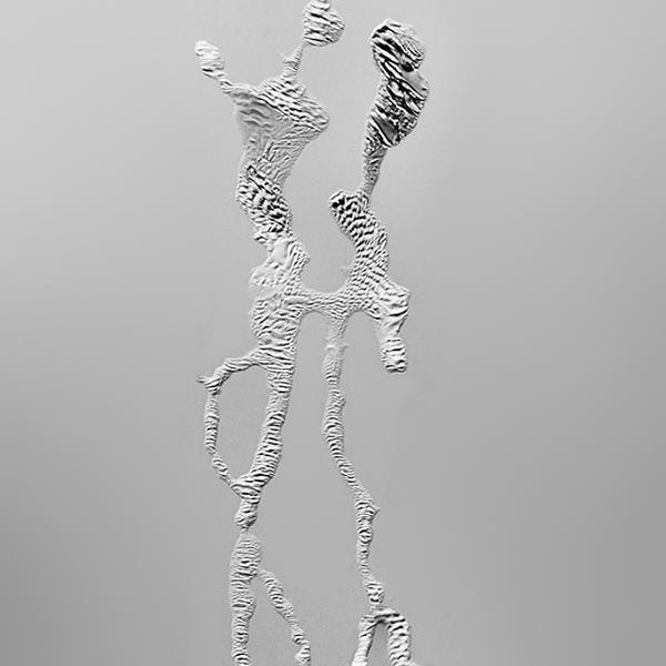 Hommage Á Alberto Giacometti: The Couple by Bernd Walz