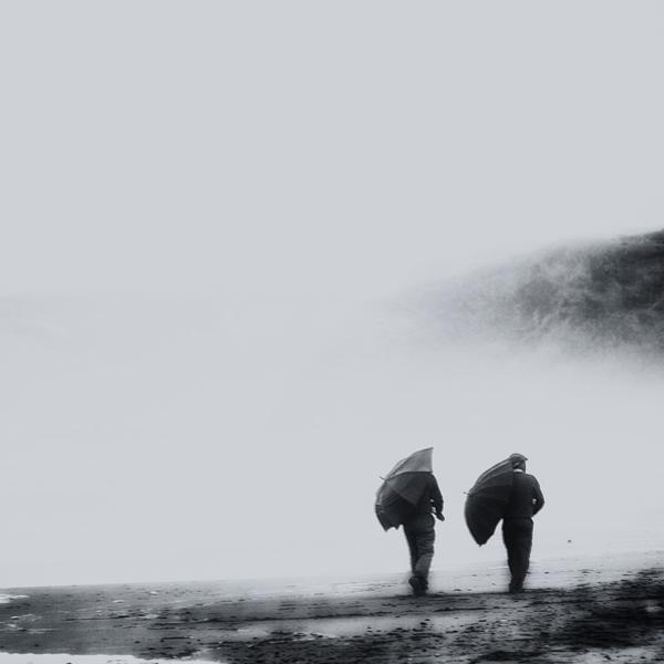Two With Umbrella by Juan Marín Gómez