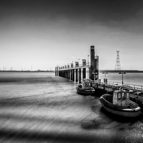 On The River Scheldt, Antwerp by Gittan Beheydt