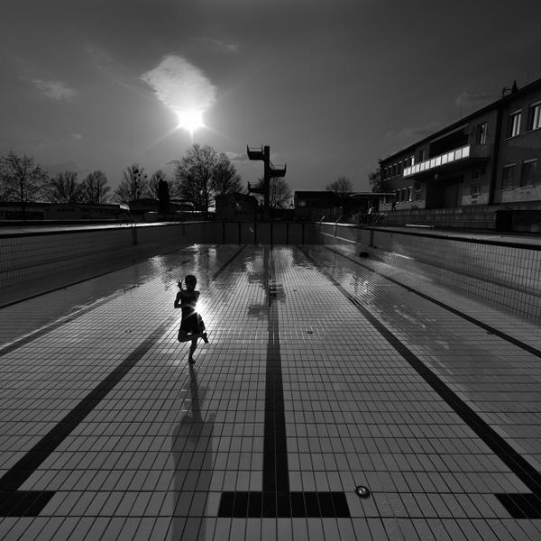 Outdoor Pool by Maria Frodl