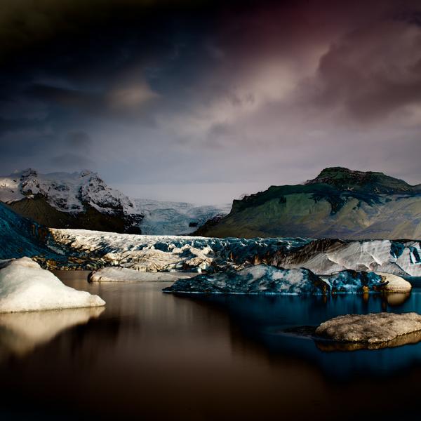 Surreal Glacier by Stephen Charlton