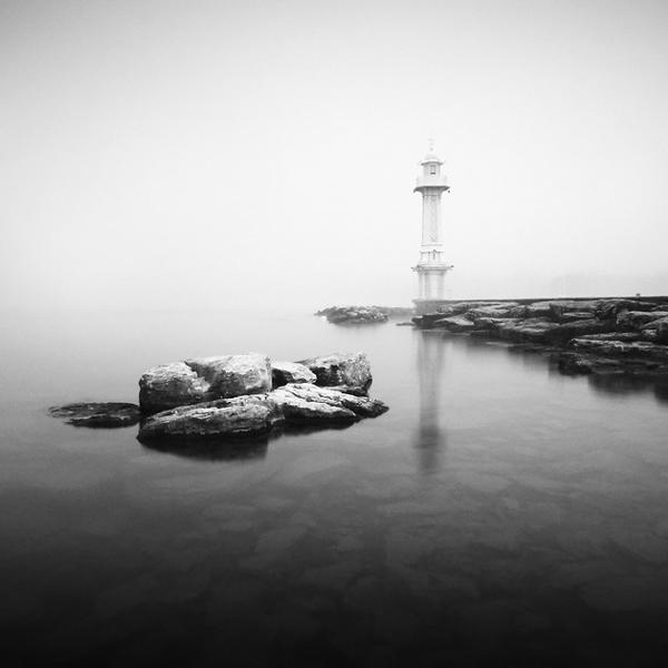 Lighthouse (4), Leman Lake, Geneva, Switzerland par Olivier Robert