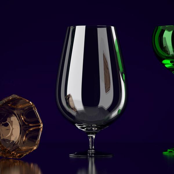 Three Glasses In A Virtual Studio Shot by Kyozyh