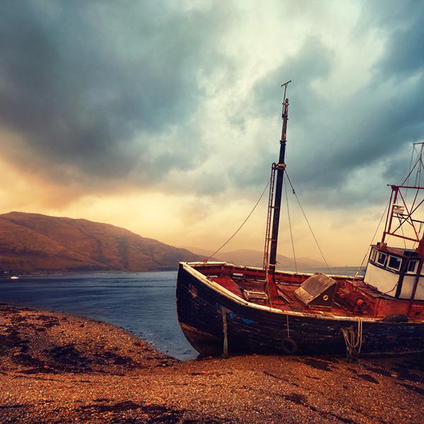Lonely Boat by Matthias Haker