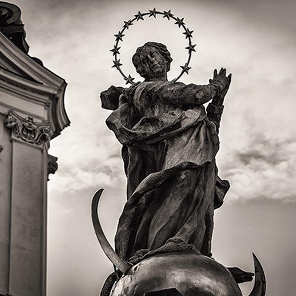 Column Of Virgin Mary by Michaela Sibi
