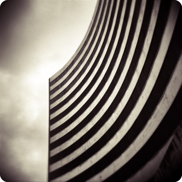 Building Of Secrecy #1, photography by Denis Olivier. L'Escala, Spain, September 23, 2007 - #1112. In Construction, Cityscape, skyline