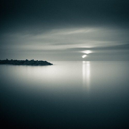 Lever de soleil, photography by Emmanuel Correia. Eos 10D SMC Takumar 24 f3.5. In Nature, Scenery, Waterscape