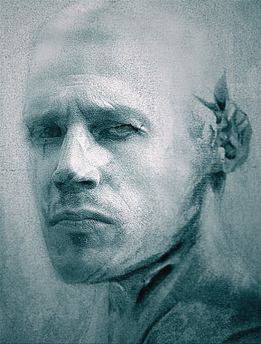 Sans titre, painting by Emmanuel Correia. In People