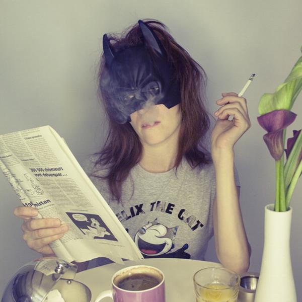 Bat Girl - The morning, photography by Marianne Le Carrour. &copy; Marianne Le Carrour 2009. 50D. In People, Portrait