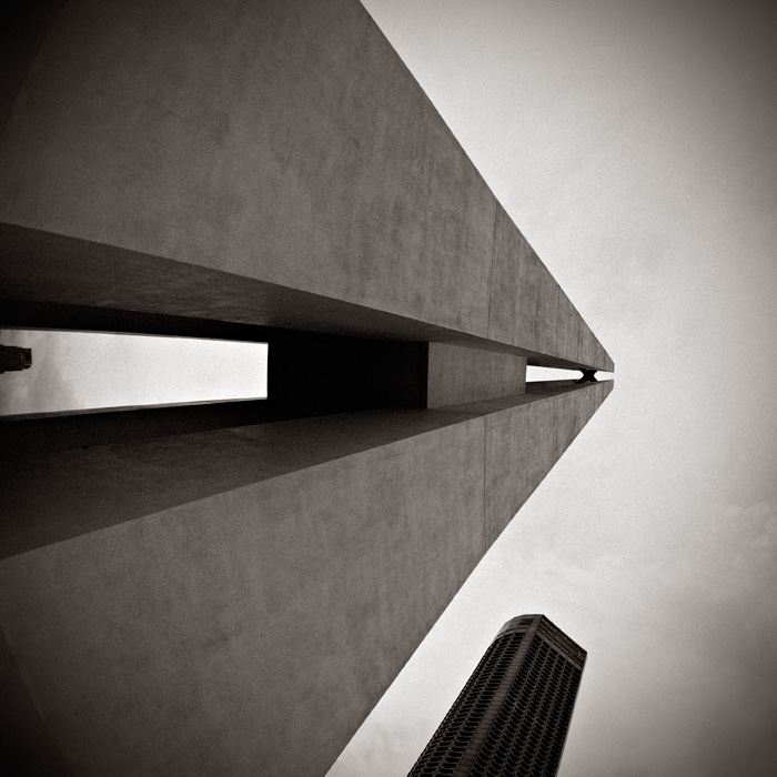 Doorways, photography by Luca Lacche. Singapore, may 2008.. Canon EOS 5D | Canon EF 15mm fisheye. In Construction