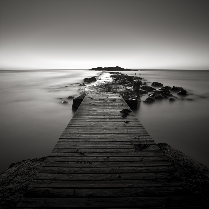 Island Bridge, photography by Lance Ramoth. Sweden 2007. In Nature, Scenery, Waterscape