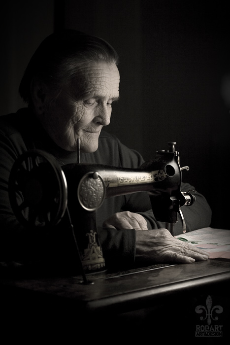 my grandmother, photography by Robert Gojevic. In People, Portrait