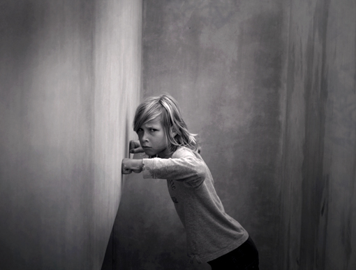 Get out of my way, photography by Anne Friry. In People, Portrait