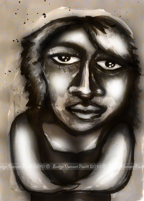 Speed Dating, processing by Evelyn Dumont. http://colorsofpoulili.blogspot.com. illustration num&eacute;rique. In People, Portrait