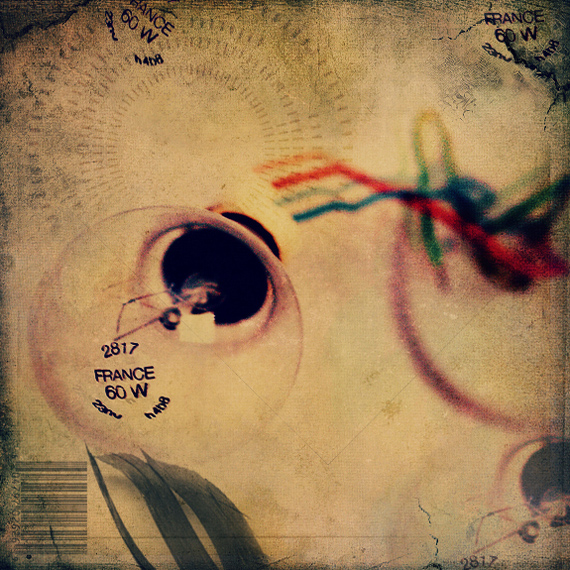 Montage done in PS (of course) with some additional textures, brushes... etc.... 2817 France 60W, processing by P.o. V.. Image #15785