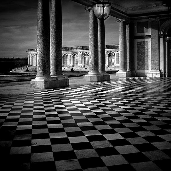 A Night In Versailles, photography by Bruno Mercier. Le Grand Trianon, Versailles.. In Construction