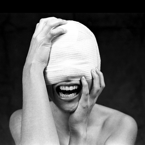 5., photography by Bartosz Miedeksza. Angst series: Wahnsinn.. pentacon six, 80/2.8. b&w. In People, Portrait