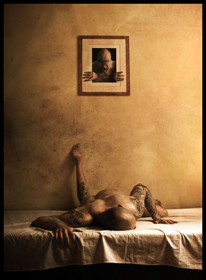 Me and Myself II, processing by Przemyslaw Stradczuk. inspired by Tool.... photomanipulation