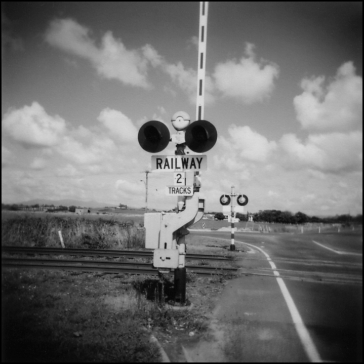 Two Tracks, photography by Jan Wolstenholme. Holga 120N. In Construction
