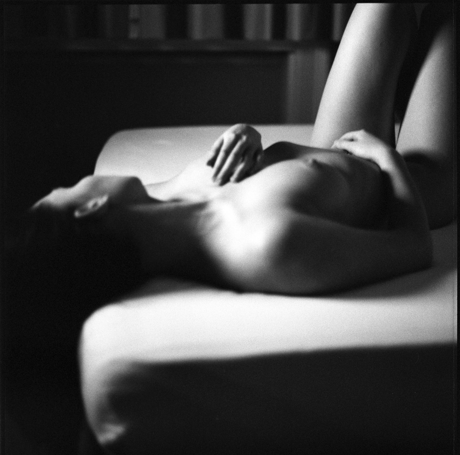 Saphira 3, photography by Arne Wahlen. Hasselblad 500C/M. Ilford Delta 3200 Professional. In People, Nude