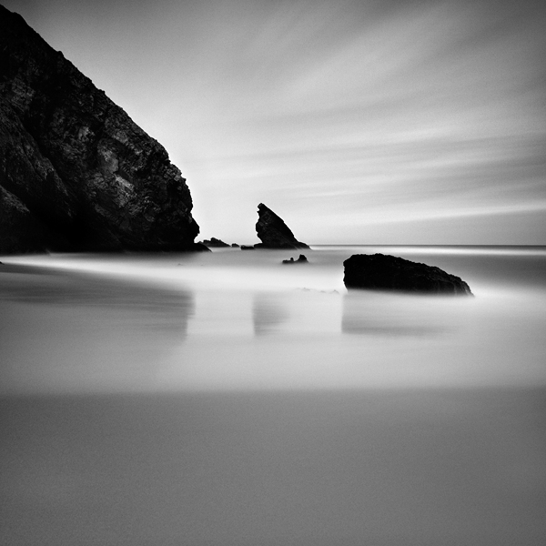 Adraga - Study II, photography by Pedro In&aacute;cio. Adraga beach, Portugal. Canon 5D   lens 24 105 L. long exposure. In Nature, Scenery, Waterscape