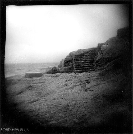 Holga 120s.. Film ILFORD HP5plus.. In Nature, Scenery, Waterscape. Sea Landscape, photography by Baldacchino Candido. Image #314618