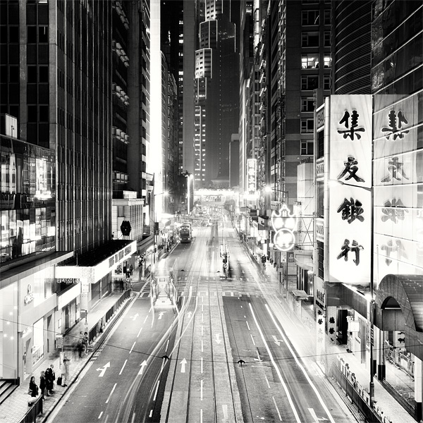 Ghost Bus, photography by Marcin Stawiarz. Hong Kong. In Construction, Cityscape, skyline