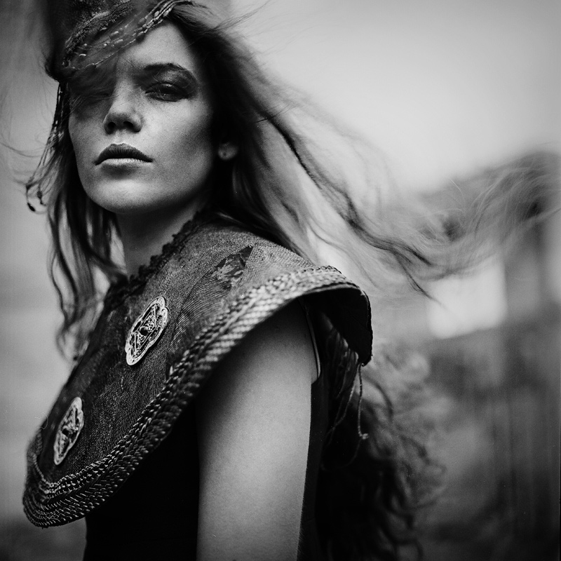 hasselblad 501c / kodak trix (400). In People, Portrait, Female. Untitled, photography by Leszek Kowalski. Image #263794