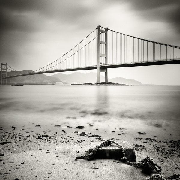 Ting Kau Bridges, photography by Gilles Maselli. Petit clin d'oeil a...... In Construction, Edifice, Bridge