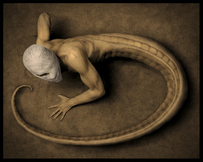 Embrace My Sorrow, processing by Alen Bork. Self portrait + Photoshop manipulation... Canon EOS300D. Photography + Photoshop manipulation. In People, Character
