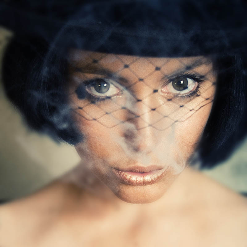lucie, processing by Marc Dubord. lucie fume. In People