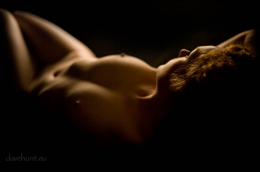 Bodyscape photo session with model Ivory Flame .. quite a long time ago.. In People, Nude, Female. Reclined In The Dark, photography by Dave Hunt. Image #387029