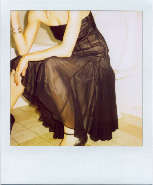 C'est pas le ritz, photography by Malak. polaro&iuml;d SX70. In People