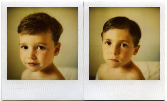 o'brother, photography by Fred De Casablanca. sx 70. pola 600. In People, Portrait