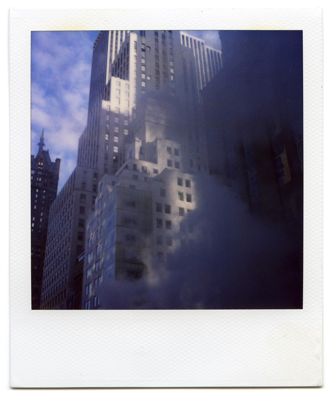 gratte ciel #1, photography by Fred De Casablanca. pola sx 70. In Construction, Cityscape, skyline