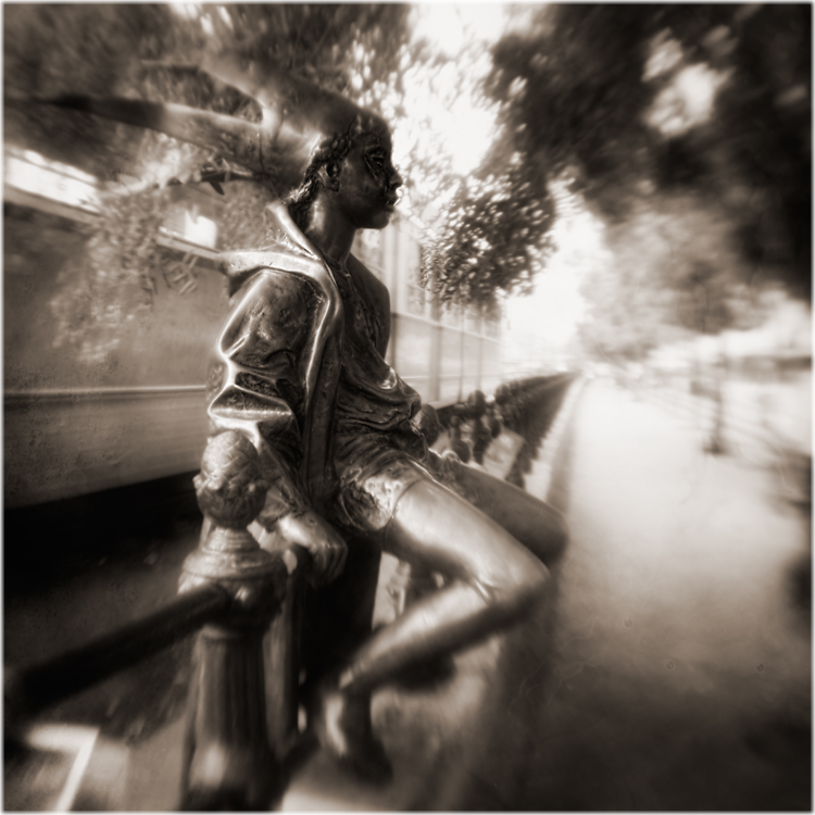 EOS5d2 + Lensbaby 3G (almighty one) + 0.25 wide. In Object, Sculpture. Kiskiralylany In A Jester&rsquo;S Hat, photography by Biserko Fercek. Image #293867