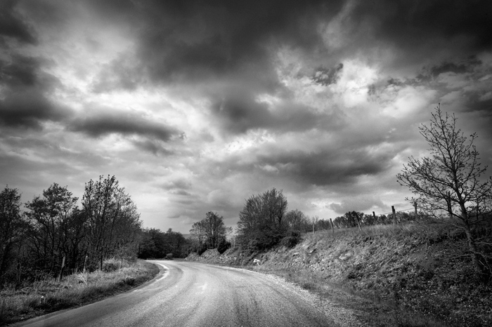 On The Parallel Road #19, photography by Sylvain Lagarde. In Nature, Scenery, Countryside