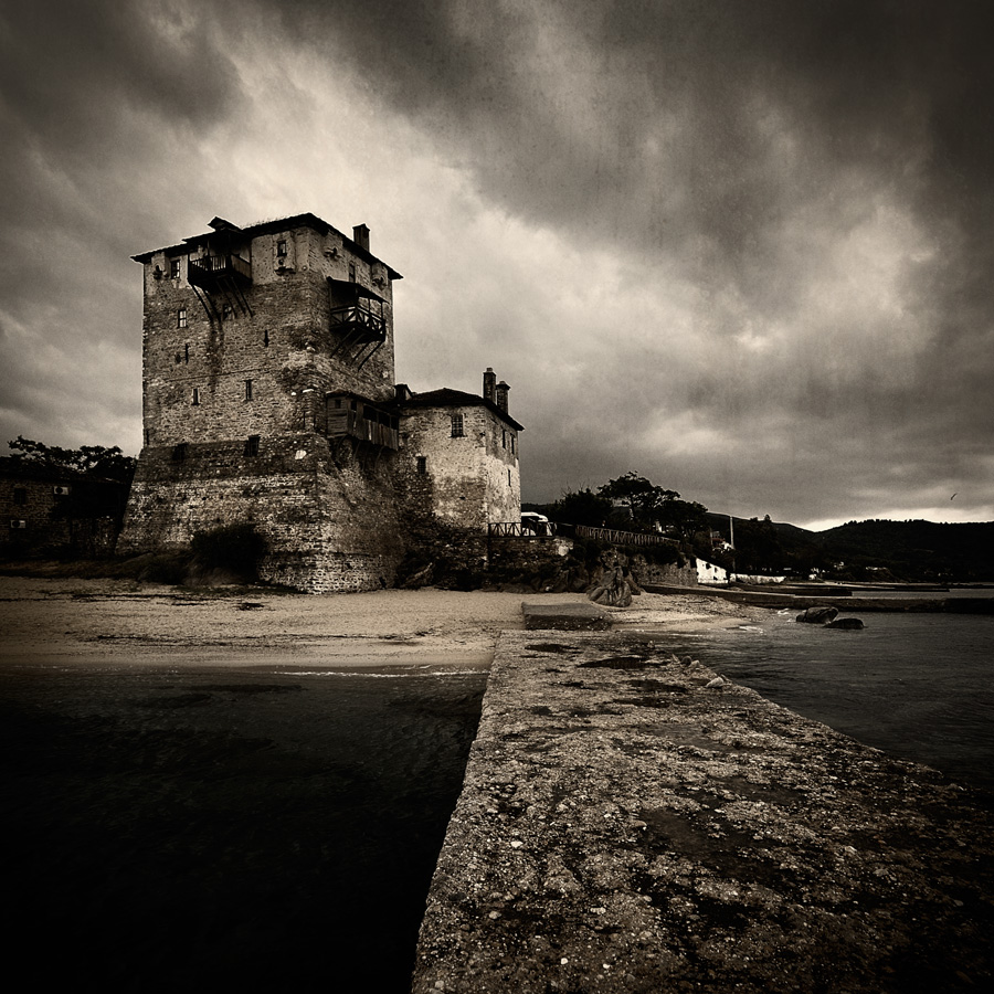 D800. Digital. In Construction, Edifice, Castle. Ouranopolis, Greece, photography by Bogdan Panait. Image #388110