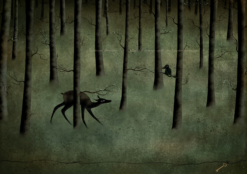 The little deer in the forest, drawing by Sandrine Mercier. Created with Photoshop...
Using textures. Photoshop, inspiration. PAO. In Nature, Animal. The little deer in the forest, drawing by Sandrine Mercier. Image #31088