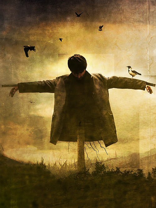 the Scarecrow, processing by Ivan Kap. nikon8800, PS, MAc. photomanipulation. In People, Character