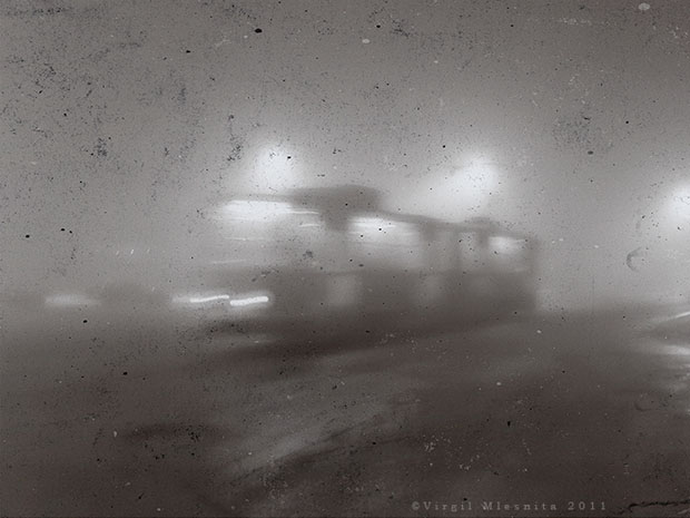 5 O'clock Tram, Artwork by Virgil Mlesnita