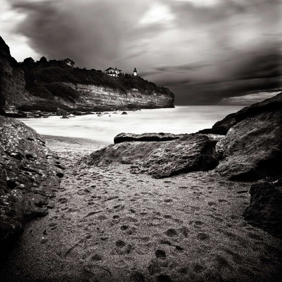 Anglet - 04/12. Canon 5d MKII + 17-40. Long Exposure. In Nature, Scenery, Beach. Rock The Beach, photography by Laurent Miaille. Image #390382