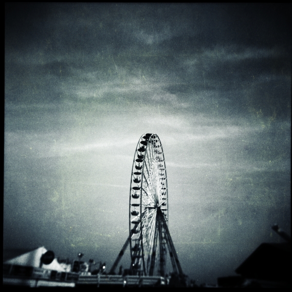 Let's roll, photography by Matthieu G.. Holga 120. Tmax 400 - ArtofDecay textures.. In People, Everyday, City life