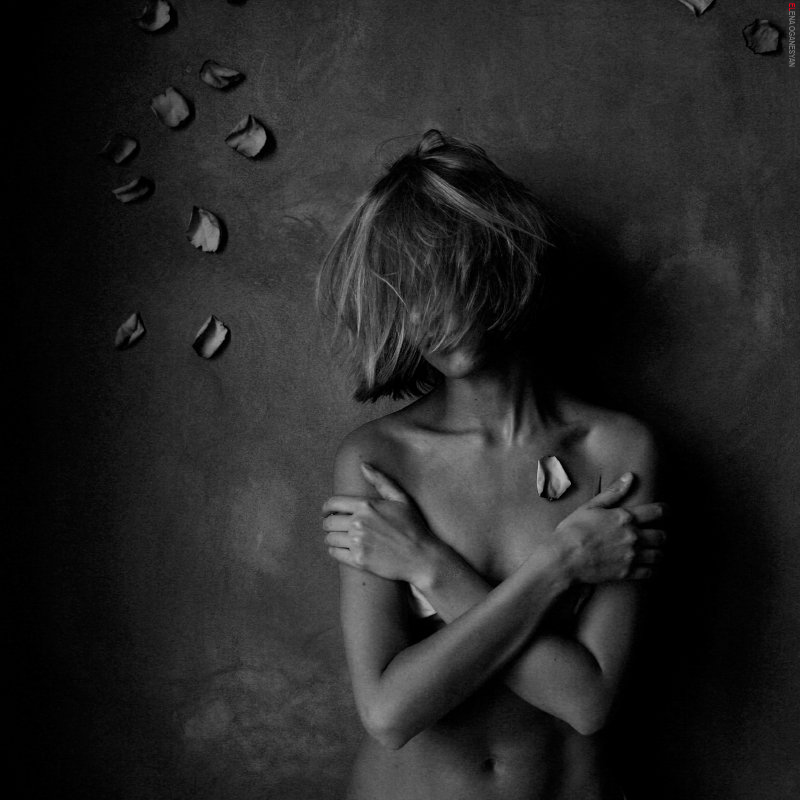 whispering petals, photography by Elena Oganesyan. In People, Portrait