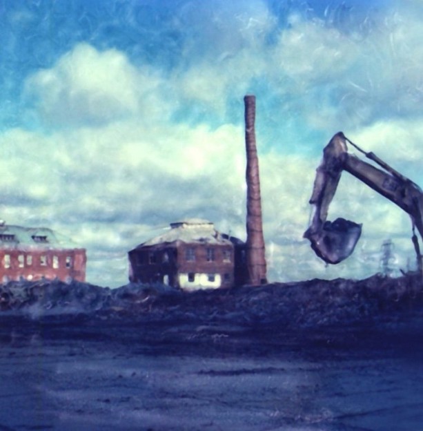 The General, photography by Penny Nannini. SX70. polaroid manipulation. In Construction