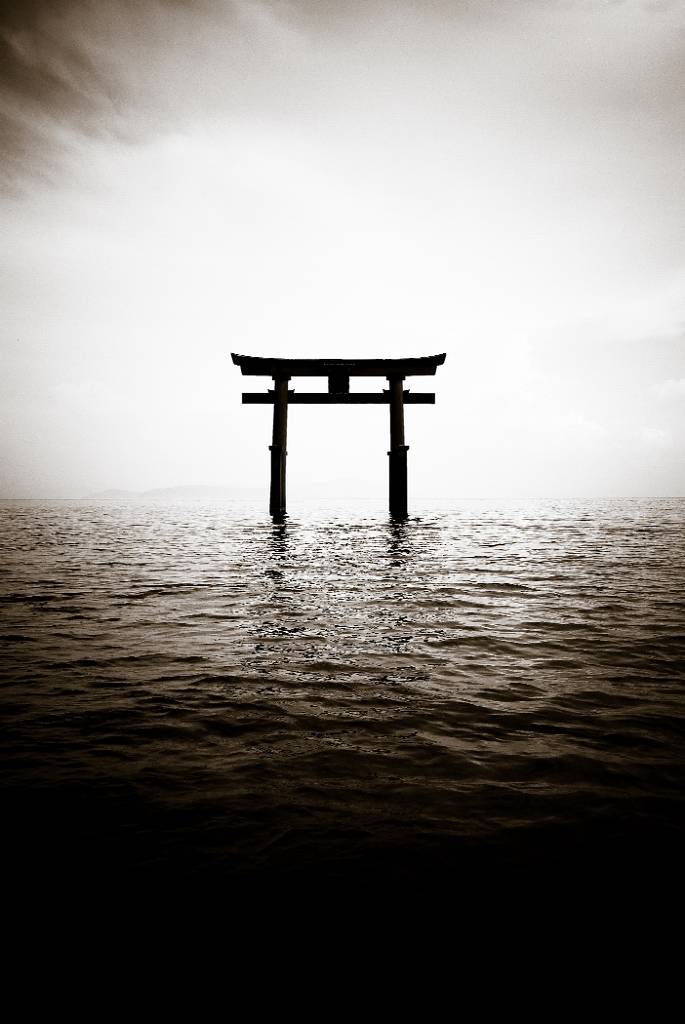 Shirahige shrine, photography by Takashi Mori. In Nature, Scenery, Waterscape